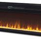 Entertainment Accessories - Wide Fireplace Insert - Black