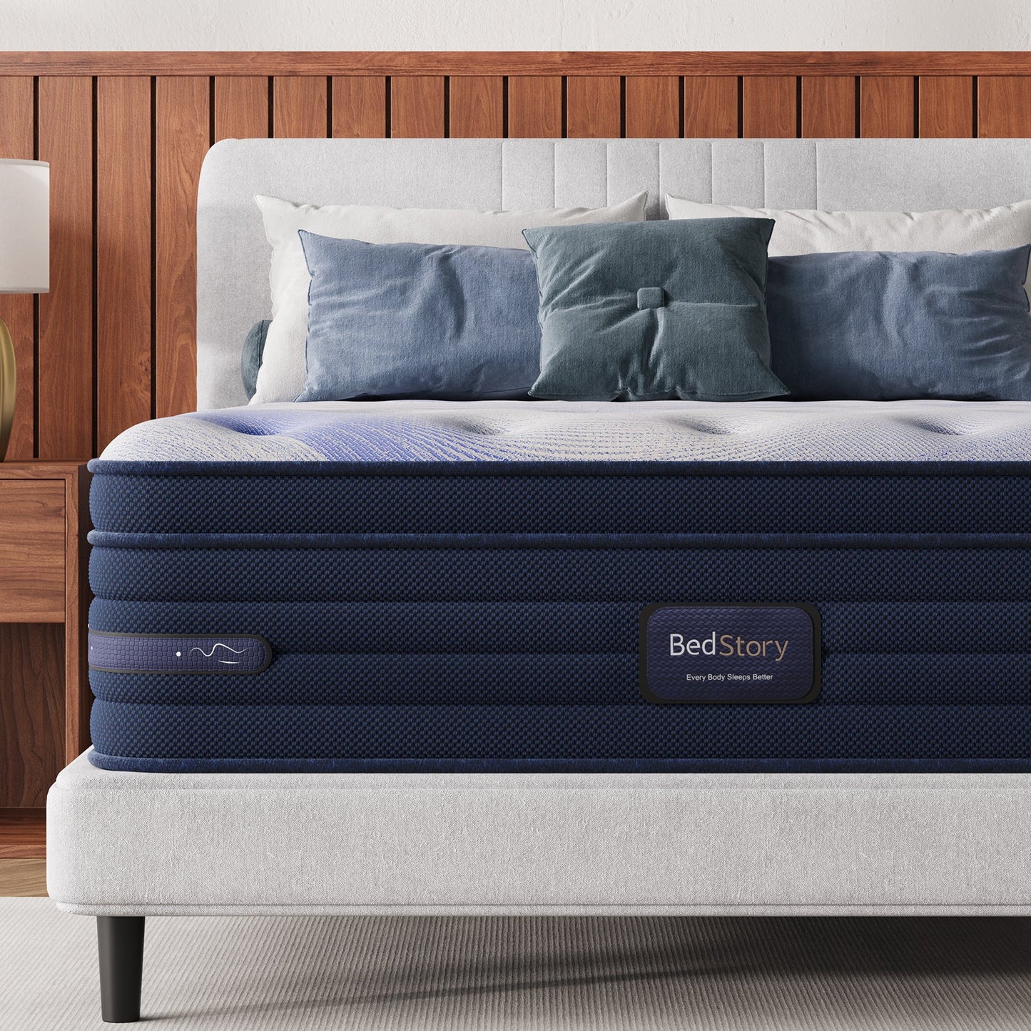 Bedstory Spine Align Pro 14" King Firm Pressure Relieving Cooling Hybrid Mattress