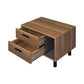 Trolgar - Accent Table - Brown Oak & Black