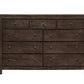 Brown 9-Drawer Dresser
