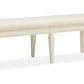 Newport - Bench With Upholstered Seat - Alabaster