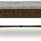 Maylee - Upholstered Storage Bench - Dark Brown