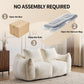 Giant Bean Bag Couch, Ultra Soft Fluffy Loveseat For Living Room - view 25