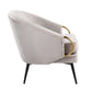 Claire Contemporary Glam Accent Chair