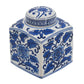 5x5x8" Hand Painted Square Canister