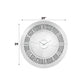Noralie - 39" Wall Clock - Mirrored & Faux Diamonds