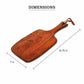 Paddle Cutting Board Chopping Board - Set of 3