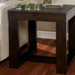 Watson - Square End Table - Dark Brown