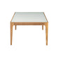 Gwynn Frosted Glass Top Coffee Table