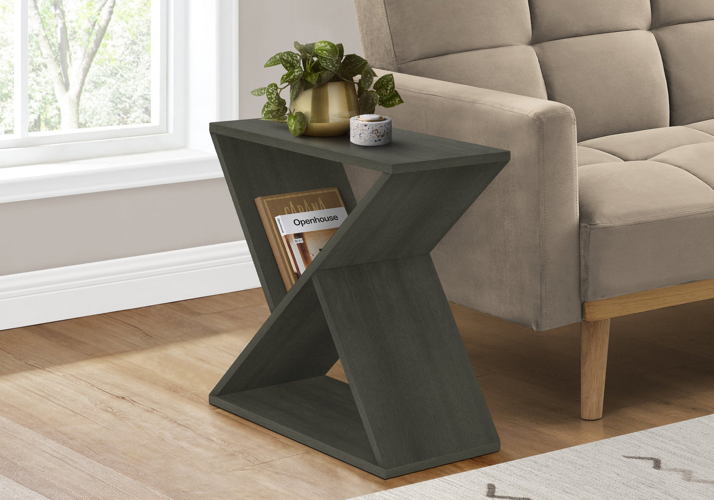 Dark Green Accent Table