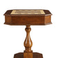 Bishop Cherry Finish Reversible Chess Checker Game Table