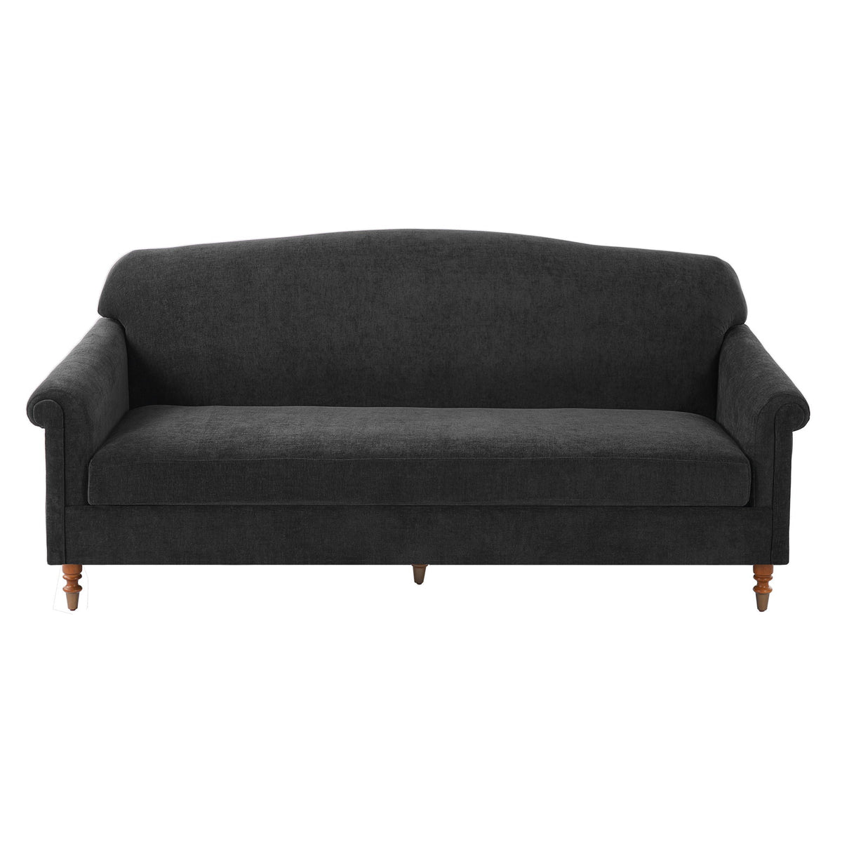 Loveseat Sofa 2 Seater Couch with Rolled Arms - Gray or Dark Gray