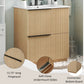 30" Bathroom Vanity with Ceramic Sink and Full-Extension Drawers