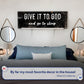 Give It to God and Go to Sleep – Christian Wall Art for Peaceful Nights