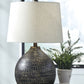 Maire - Metal Table Lamp  - Black / Gold Finish