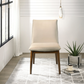 Monza Beige Velvet Dining Chair Set