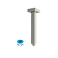 8" Ceiling Mounted Shower Arm with Flange in Brushed Nickel