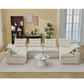 Modular Sofa 6-Piece Set in Beige Corduroy by GigaTech