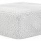Snowball - Cocktail Ottoman - White
