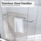 56"-60"W Semi-Frameless Double Sliding Shower Door