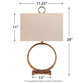 Mahala - Metal Table Lamp  - Antique Gold Finish