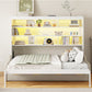 Full Size Murphy Cabinet Bed with Folding Sofa