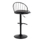 Adjustable Height Barstool with Swivel