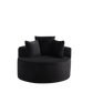 43-Inch Round Corduroy Single Sofa