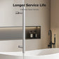 Frameless Single Sliding Shower Doors - 56-60" W x 74" H