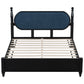 Queen Bed Frame, Solid Wood Platform with Slats