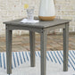 Visola - Square End Table - Gray