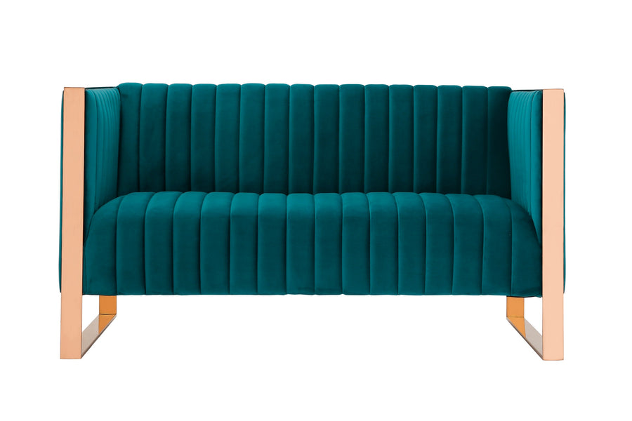 Trillium 57" Velvet Loveseat
