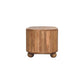 Solid Wood Soba Ball Coffee Table, Open Storage
