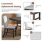 Topmax - 7 Piece Traditional Extendable Dining Table Set With Butterfly Leaf And 6 Upholstered Dining Table - view 9