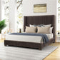 King Upholstered Bed in a Box