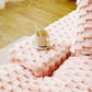 Pink Turtle Velvet Double Chaise Lounge