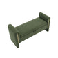 Modern Teddy Upholstered Large Bed End Bench With Arms And Storage - view 27