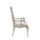 Esteban - Arm Chair (Set of 2) - Ivory Velvet & Antique Champagne