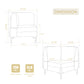Modular Sectional Sofa Corner Seat, Middle Seat Module Couch