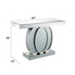 Nysa - 47"L Console Table - Mirrored & Faux Crystals