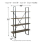 Gilesgrove - Bookcase - Black / Gray