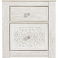 Paxberry - Two Drawer Night Stand - Whitewash