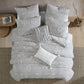 Tacey 5 Pc Textured Woven Jacquard Comforter Set