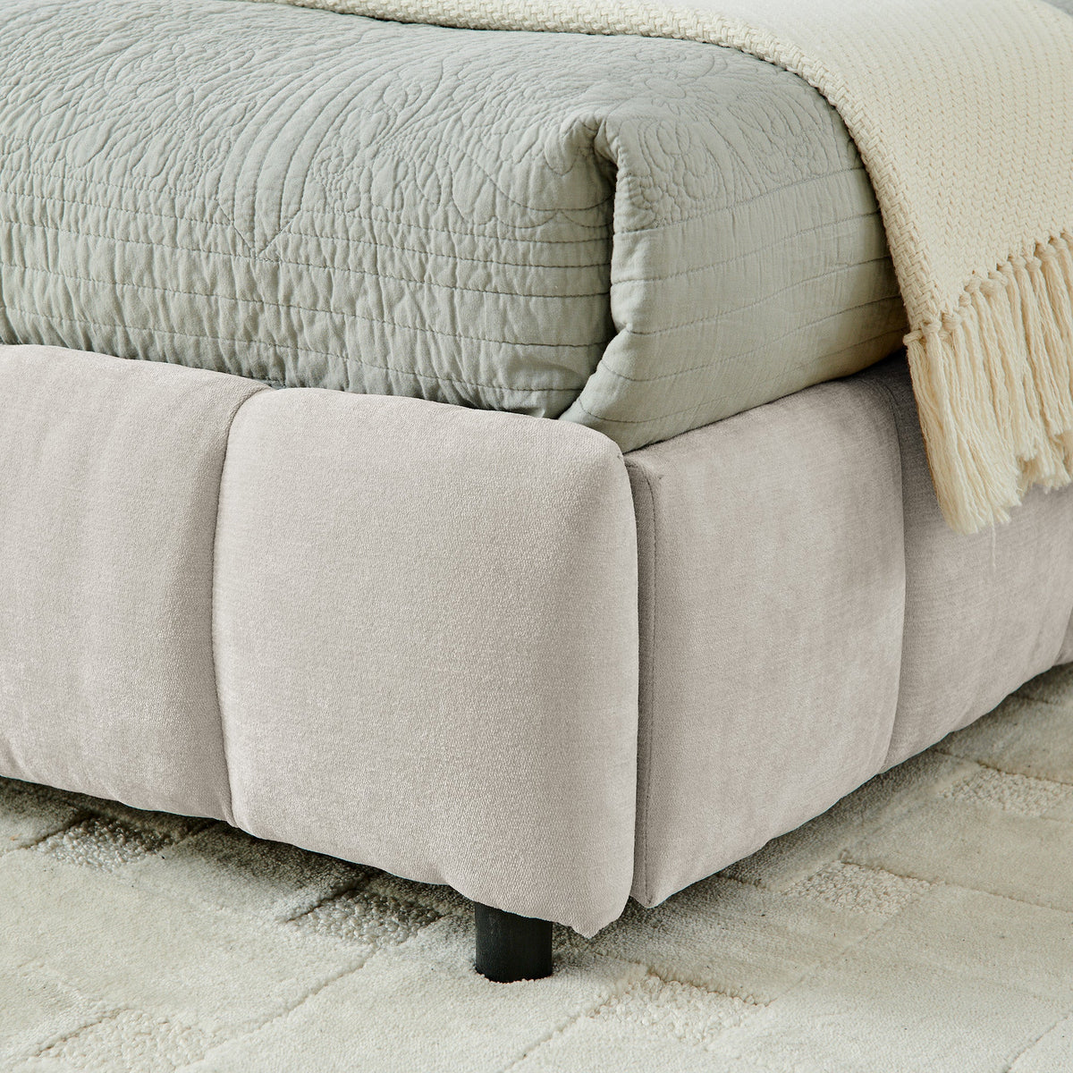 King Size Upholstered Bed with Storage
