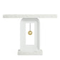 Modern Console Table with Geometric Base