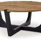 Hanneforth - Round Cocktail Table - Brown