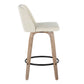 26" Contemporary Fixed-Height Counter Stool with Swivel