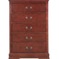 Elegant Cherry Traditional Storage Chest