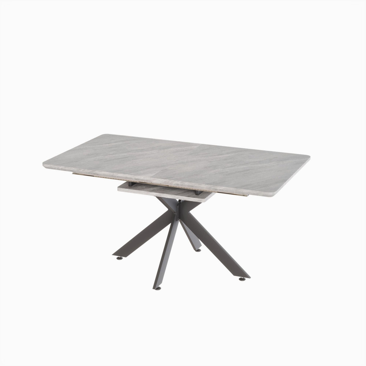 Modern Mid-Century Dining Table Set With Extendable Design - view 9