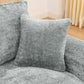107'' Modern Boucle L-shaped Sectional Sofa with Moveable Ottoman